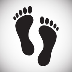 Yoga related icon on background for graphic and web design. Simple vector sign. Internet concept symbol for website button or mobile app.