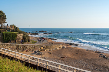 Obraz premium Sea front in Porto Portugal