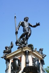 Fototapeta na wymiar Fontaine Neptune (Laeken-Belgique)