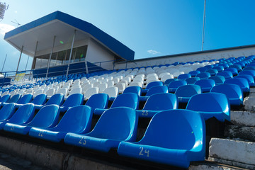 Fototapeta premium stadion sportowy bez ludzi