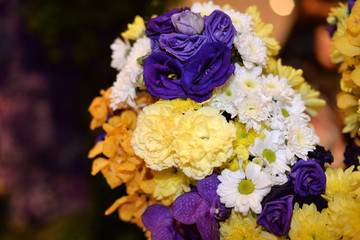 bouquet of yellow flowers