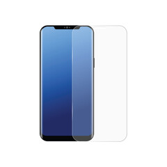 Realistic smartphone screen protector . Vector