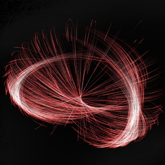 Abstract red fractal background