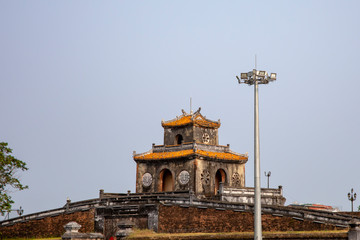 Guardhouse on Citadel of Hue in Vietnam