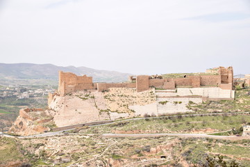 The crusader castle of Kerak, Jordan