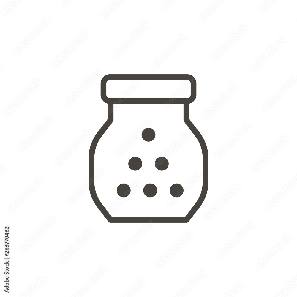 Poster Dragee, vitamin, vitamin vector icon. Element of medicine for mobile concept and web apps illustration. Thin line icon for website design and development. Vector icon