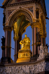 UK, england, London, Albert Memorial dusk