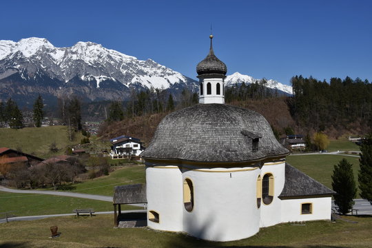 Borgiaskapelle, Kapelle, Kirche, Kirchturm, Kirchenfenster, Kirchturm, Kreuz, Volderwald, Tulfes, Innsbruck, Innsbruck Land, Hall, Hall in Tirol, Nordtirol, Tirol, &Ouml;sterreich, Kirche, Kirchlein,  Hl. 