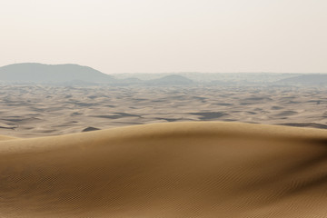 Fototapeta na wymiar Dunes in the desert.