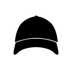 baseball cap icon, logo isolated on white