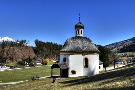 Borgiaskapelle, Kapelle, Kirche, Kirchturm, Kirchenfenster, Kirchturm, Kreuz, Volderwald, Tulfes, Innsbruck, Innsbruck Land, Hall, Hall in Tirol, Nordtirol, Tirol, &Ouml;sterreich, Kirche, Kirchlein,  Hl. 