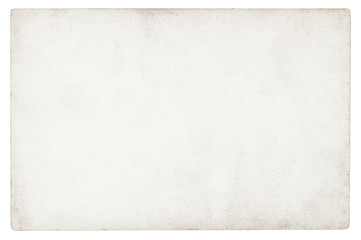 Vintage paper background isolated - (clipping path included)