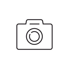 Camera Social Media Icon. Modern Simple Vector For Web Site Or Mobile App