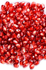 Pomegranate isolated on white