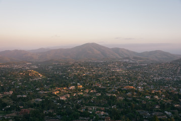 Obraz premium View from Mount Helix, in La Mesa, near San Diego, California