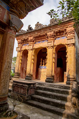 Ancestry tomb in private garden in Hue Vietnam