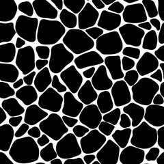 Illustration of seamless giraffe pattern. Animal print