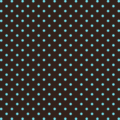 Blue dots background. Vector