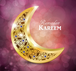 Ramadan Kareem greeting background islamic © bastinda18