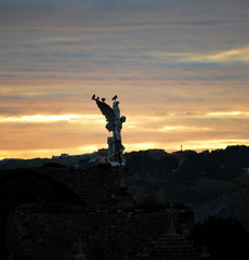 A dawn by the Cantabrian Sea in Comillas