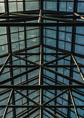 Line and Angles of Glass and Metal Roofing