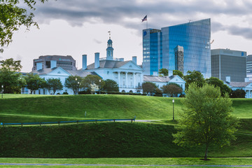 Dominion Energy Corporation Towering Over Virginia's Governor's Mansion
