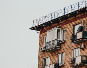 construction of building