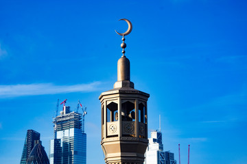 wieża minaretu w Londynie © Dariusz Grochal 