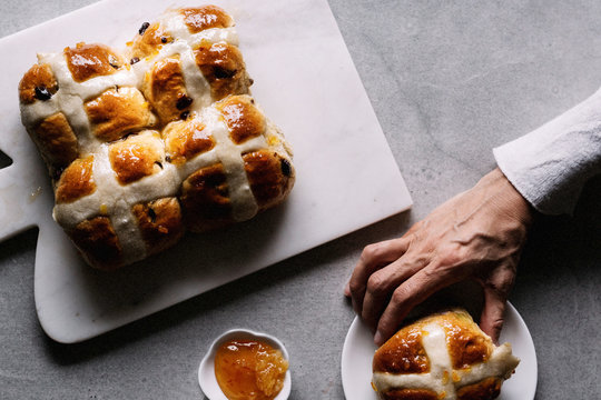 .Hot Cross Buns