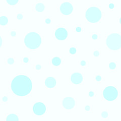 Cyan circle pattern. Seamless vector