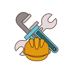 construction tools isolated icon