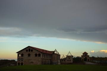 Bender fortress. An architectural monument of Eastern Europe. The Ottoman citadel. Improvement and reconstruction of the historical monument. Moldova.