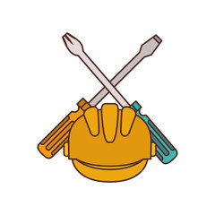 screwdriver tool isolated icon