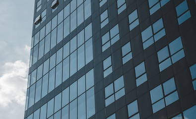 Fototapeta na wymiar City urban modern office buildings architecture 