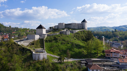 Obraz premium Castle in Tesanj, Bosnia and Herzegovina