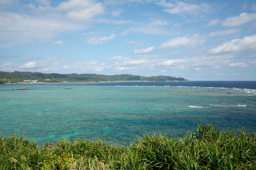 Amami Oshima, Japan - April 6, 2019: Cape Ayamaru in Amami Oshima, Kagoshima, Japan, in the afternoon