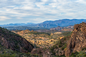 Fototapeta na wymiar Superstition Mountains Arizona