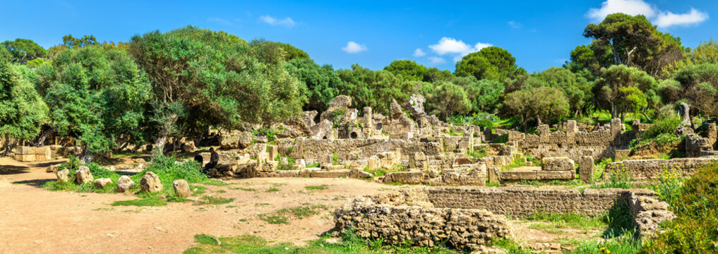 Ruins of Tipasa, a Roman colonia in Algeria, North Africa