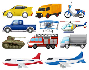 Set of transportation vehicle
