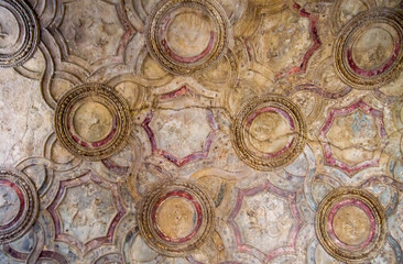 Ancient ceiling of roman bath house
