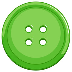 A green button on white background