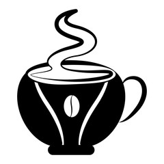 Isolated coffee cup icon. Vector illustration design