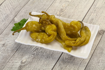 Pickled green pepper