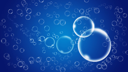 Clean quality water bubble liquid background for modern backgrounds, brochure layouts, flyer design, template.