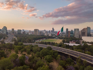 Fototapeta na wymiar Mexico City - Panoramic view
