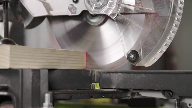 Miter Saw Cutting Board with Laser Guide Level with Table SLIDE LEFT