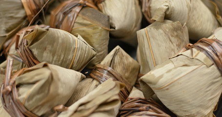 Homemade rice dumpling