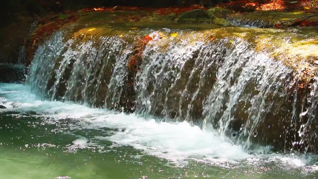 waterfall slow motion.