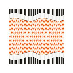 musical instrument pattern piano keyboard