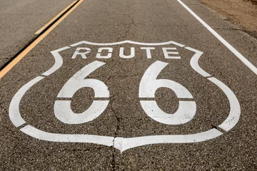 Gordijnen Route 66, Californië, Mojave, VS © UbjsP
